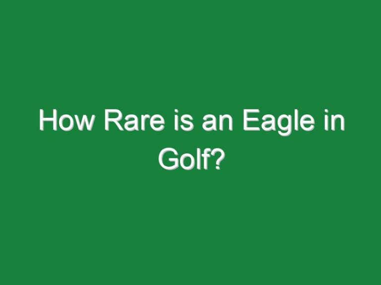 How Rare is an Eagle in Golf?