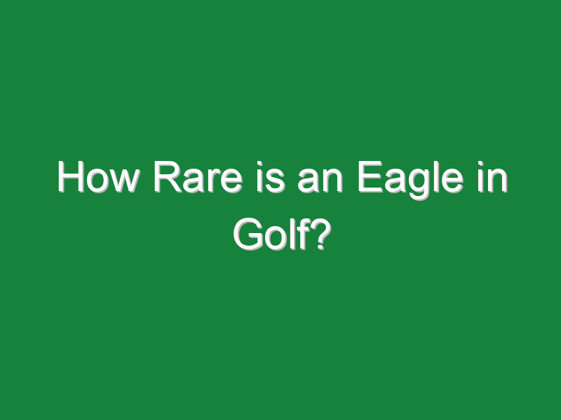how rare is an eagle in golf 322