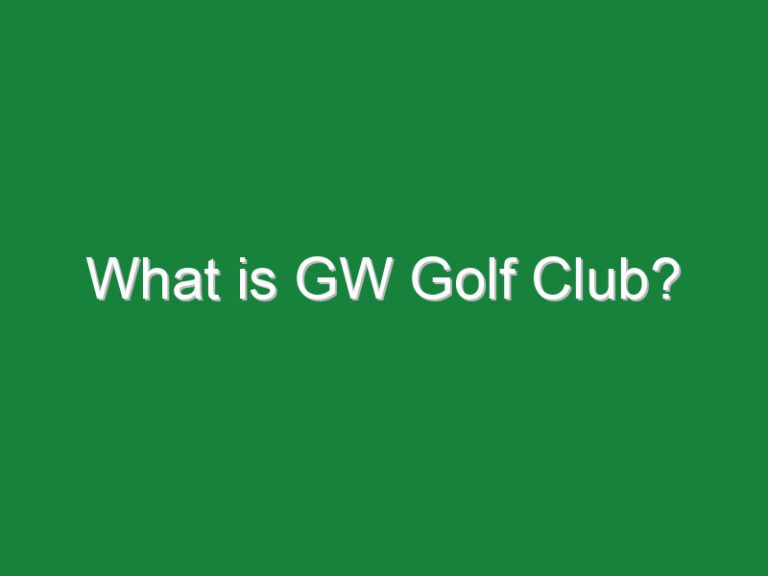 What is GW Golf Club?